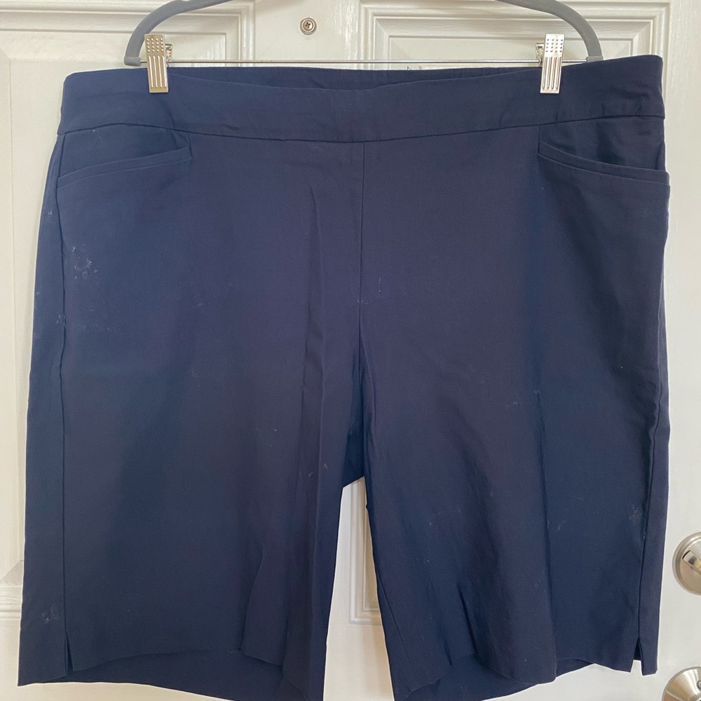 Chico's Dark Blue Women's Bermudas